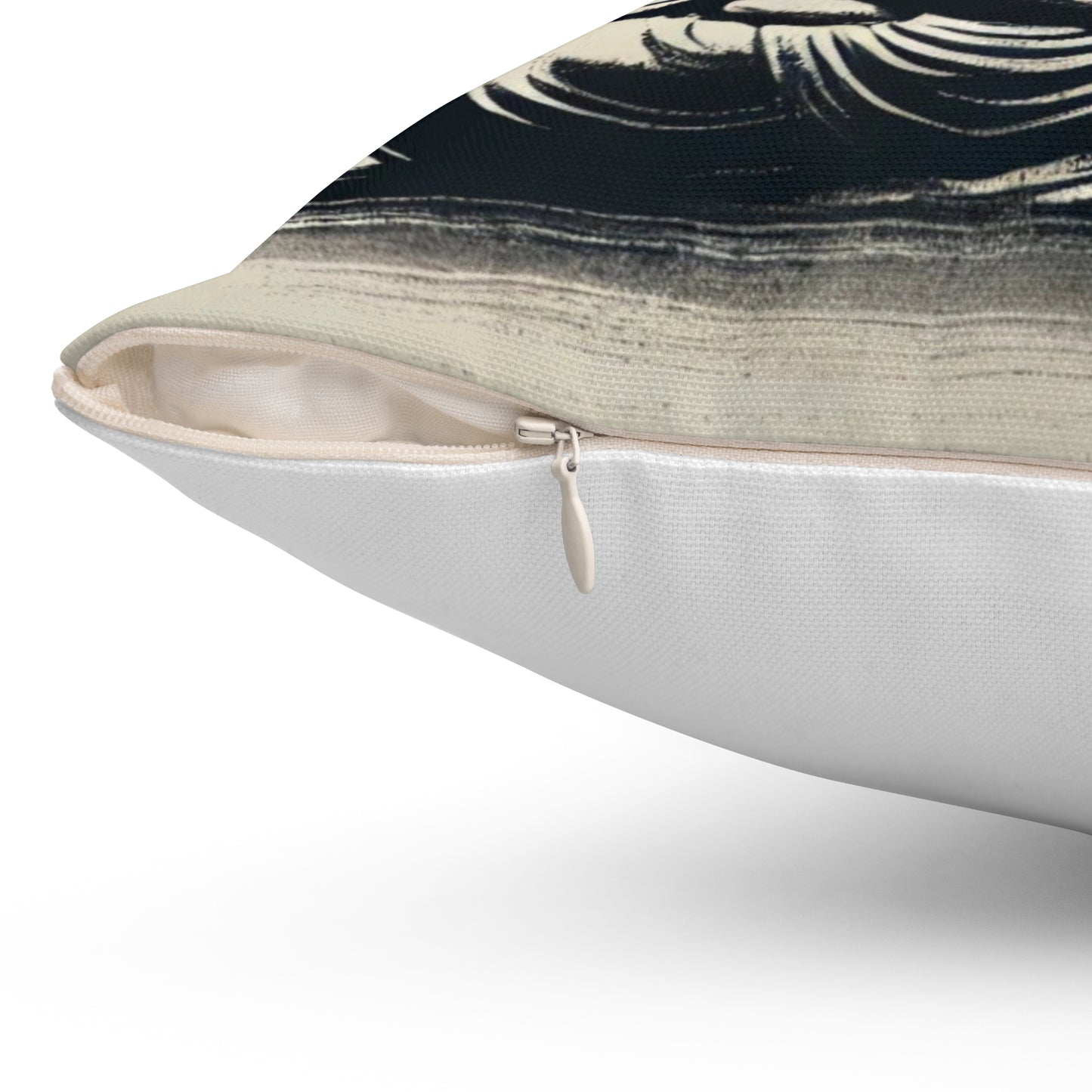 Buddha Spun Polyester Square Pillow