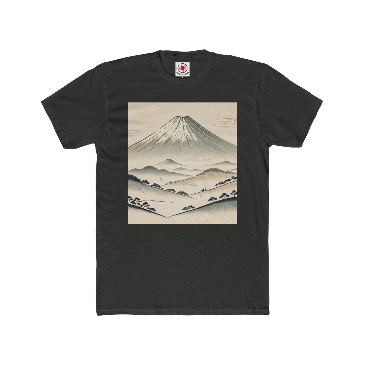 MountFuji Unisex Cotton Crew Tee