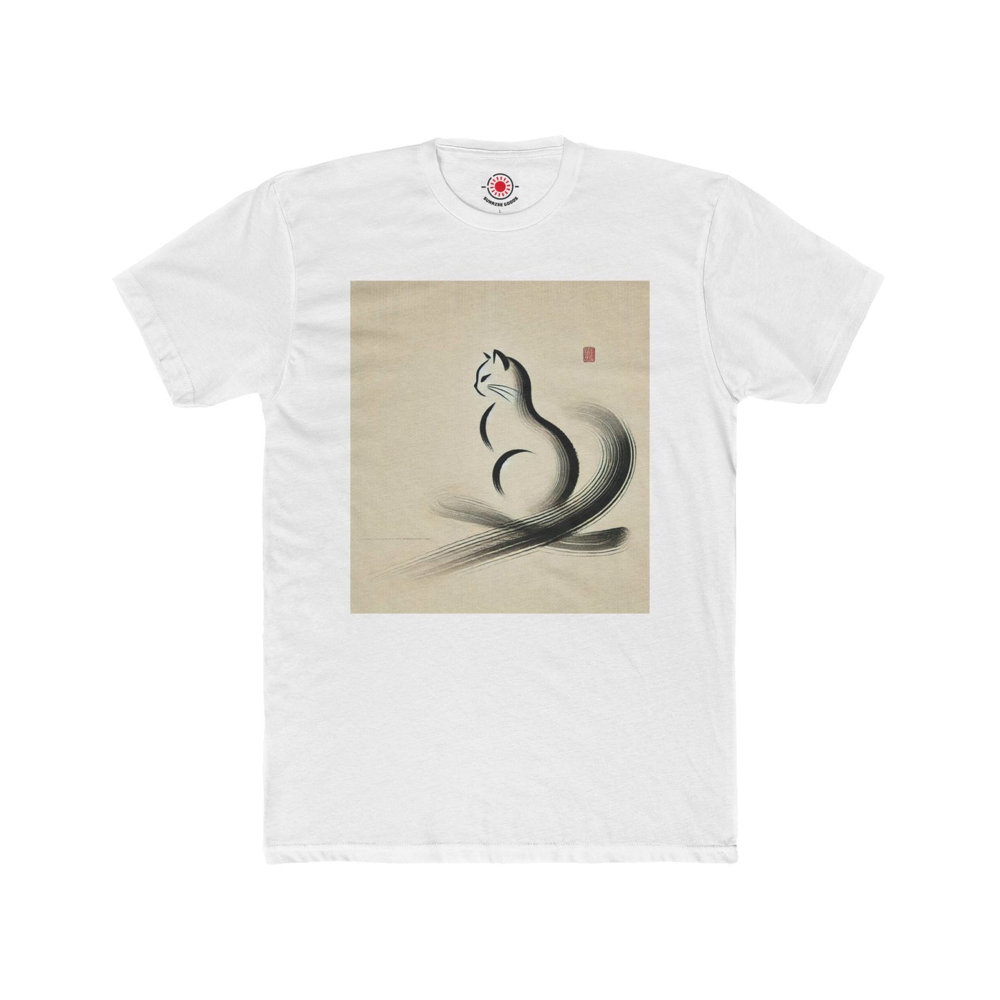 Cat Unisex Cotton Crew Tee