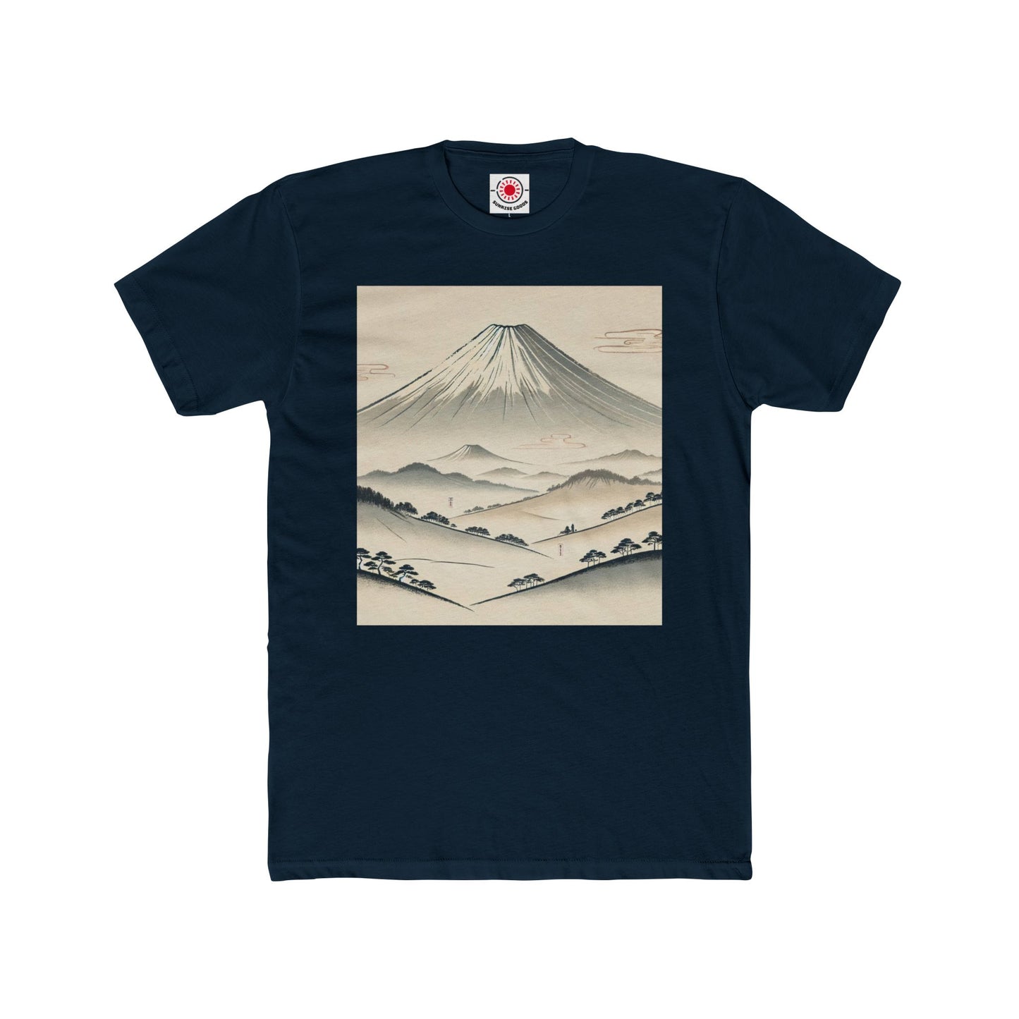 MountFuji Unisex Cotton Crew Tee