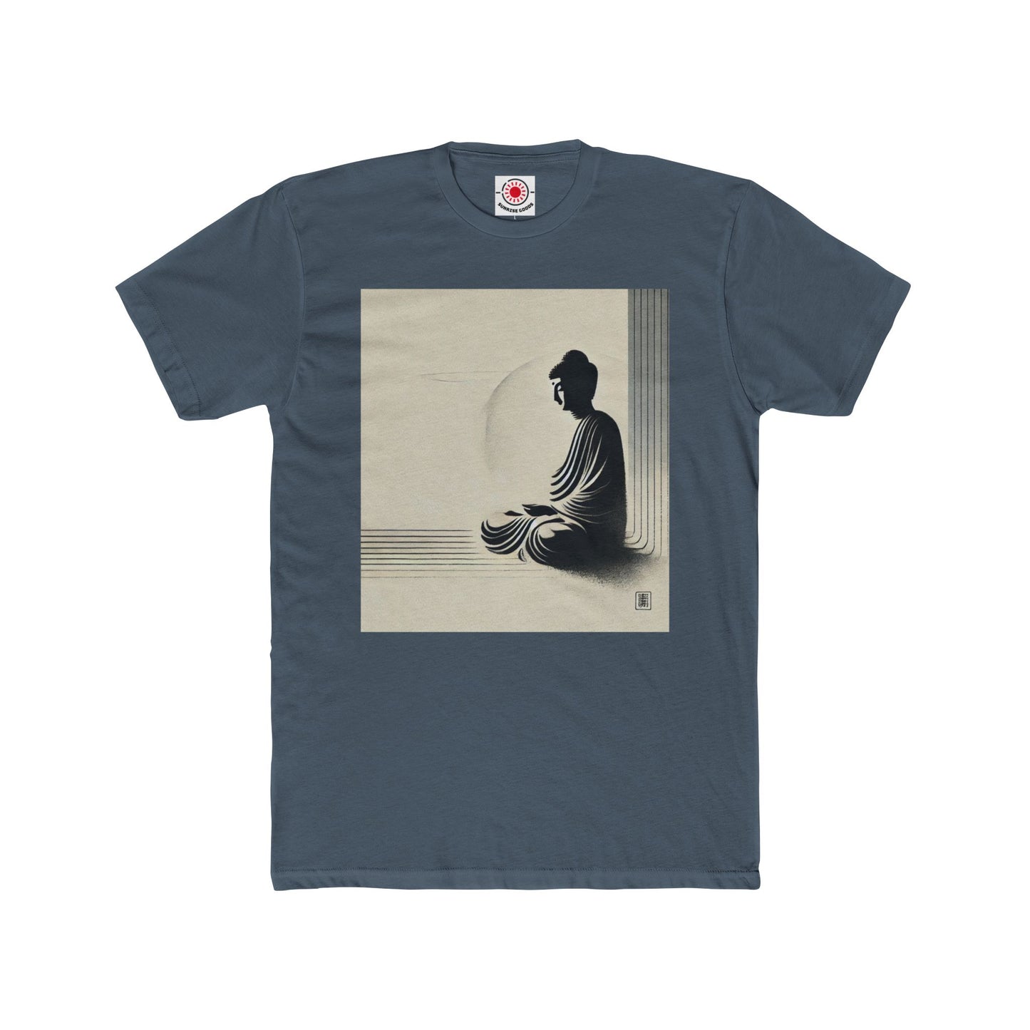 Buddha side Unisex Cotton Crew Tee