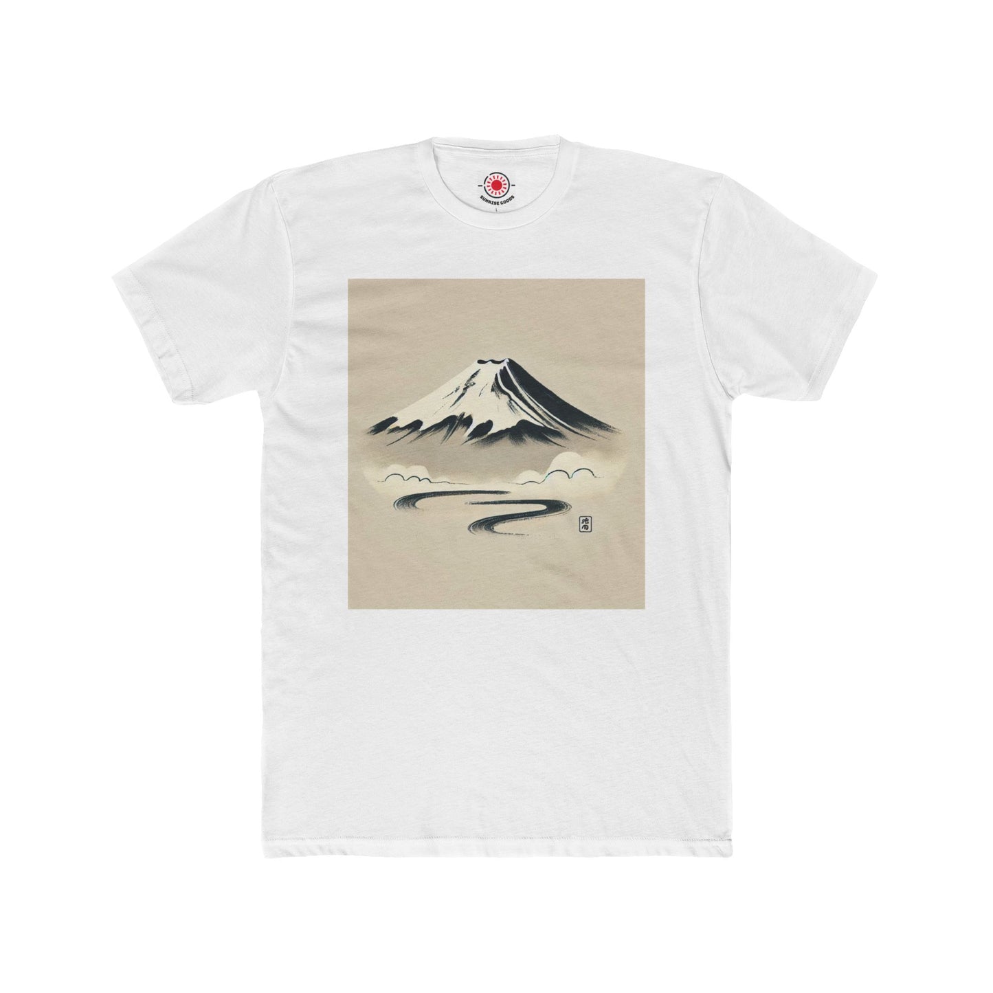 MountFuji Unisex Cotton Crew Tee