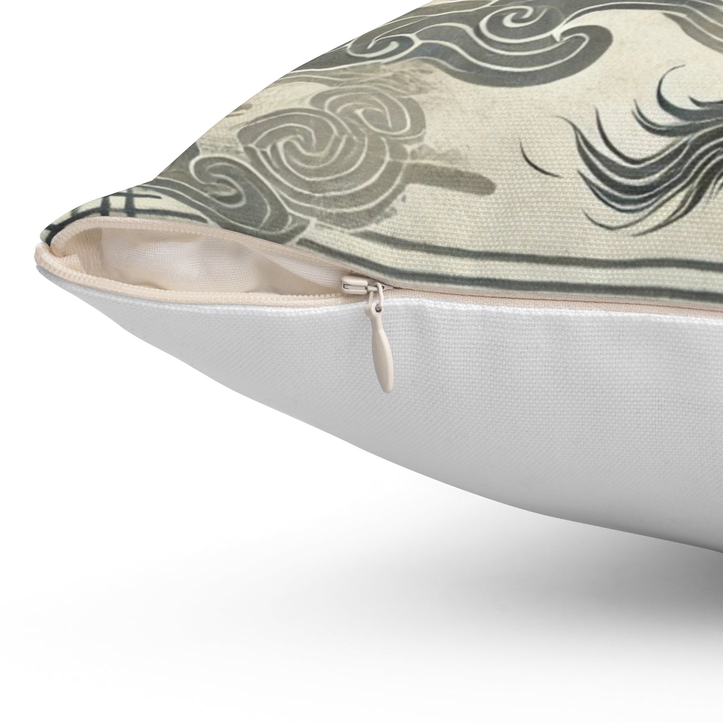 Dragon Spun Polyester Square Pillow