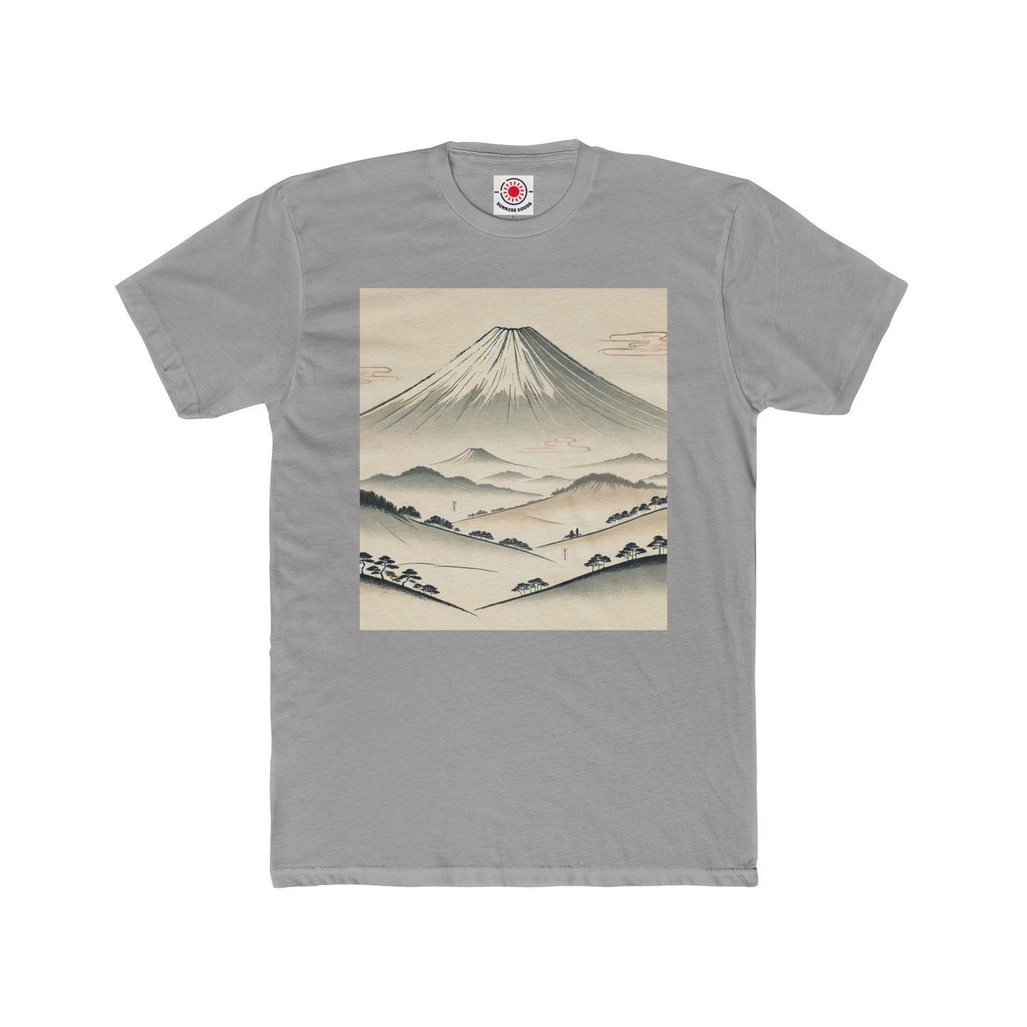 MountFuji Unisex Cotton Crew Tee