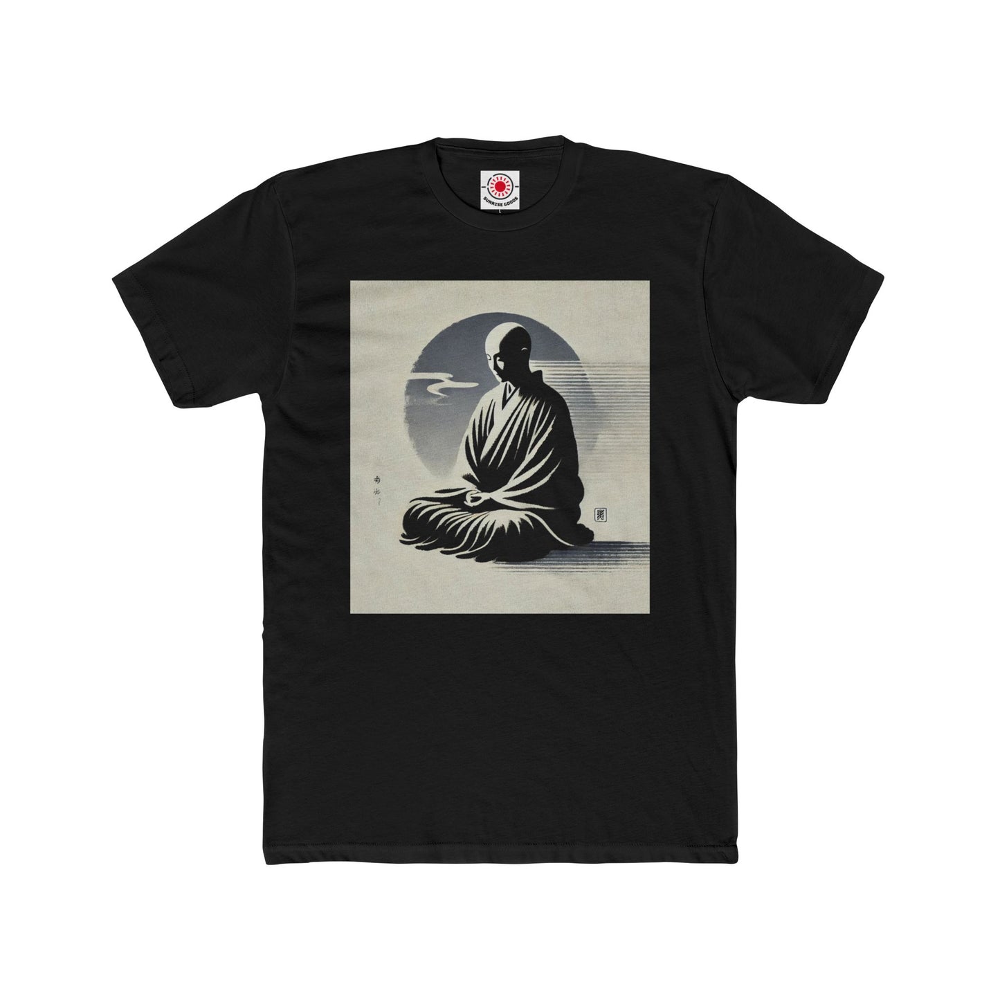 Buddhist Monk Unisex Cotton Crew Tee
