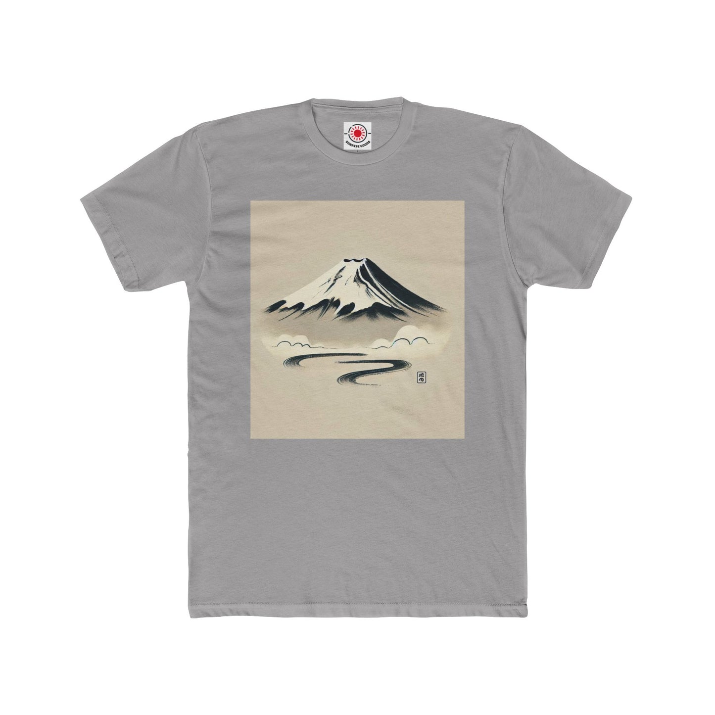 MountFuji Unisex Cotton Crew Tee