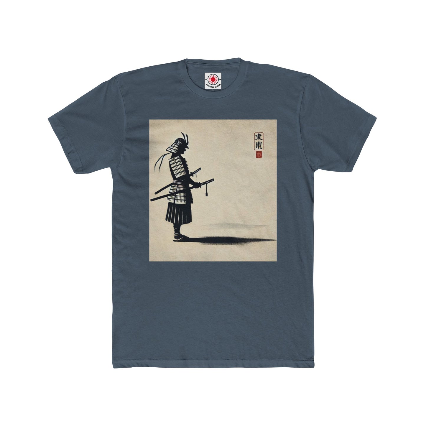 Samurai side Unisex Cotton Crew Tee