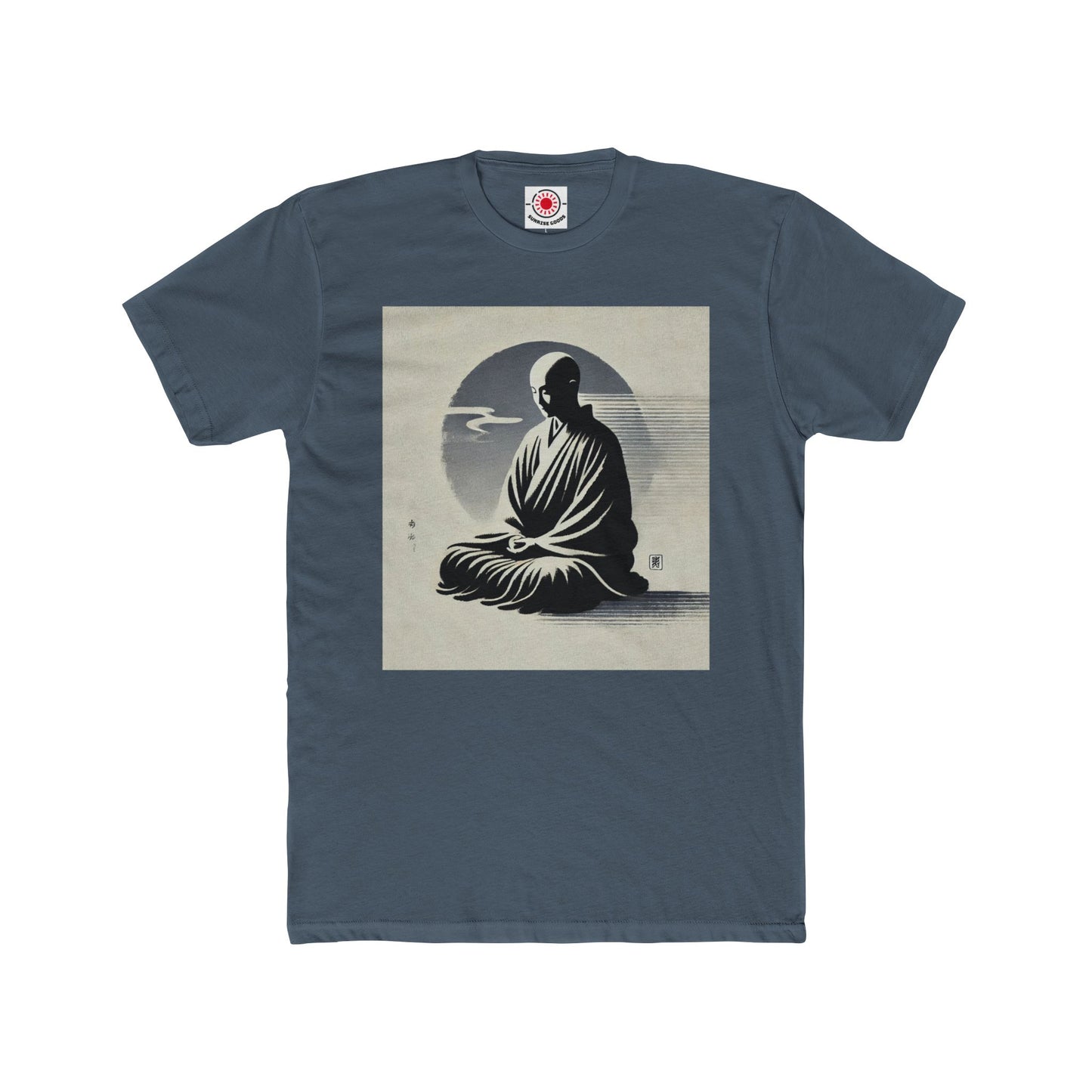 Buddhist Monk Unisex Cotton Crew Tee