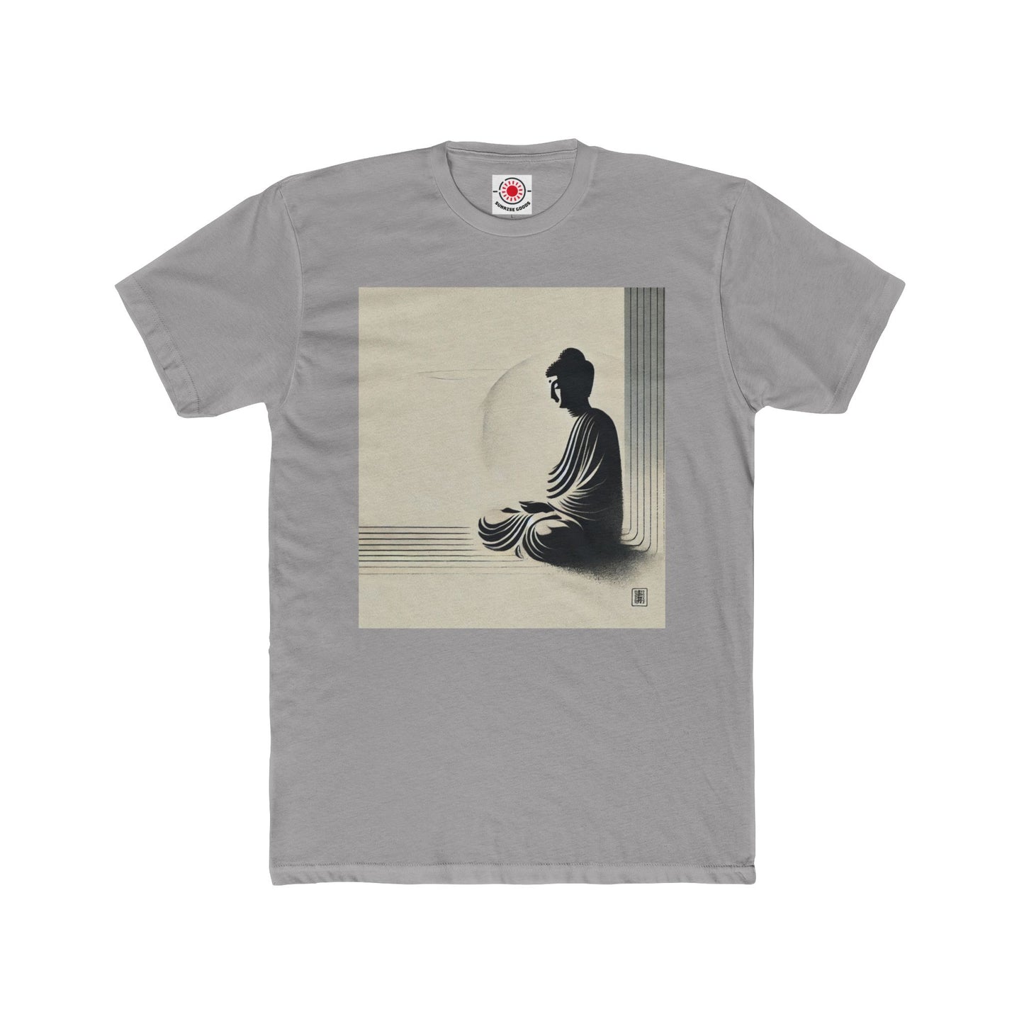 Buddha side Unisex Cotton Crew Tee