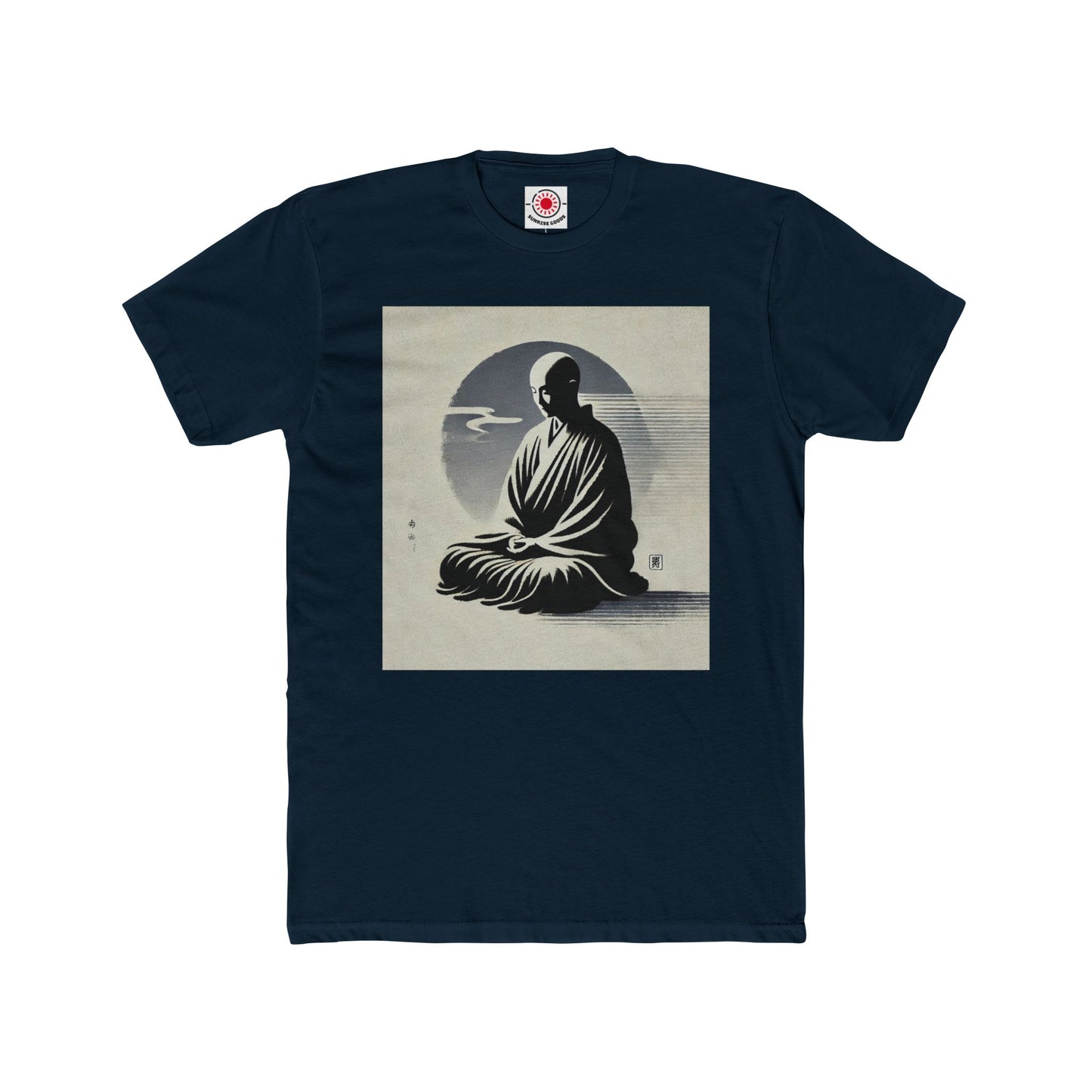 Buddhist Monk Unisex Cotton Crew Tee