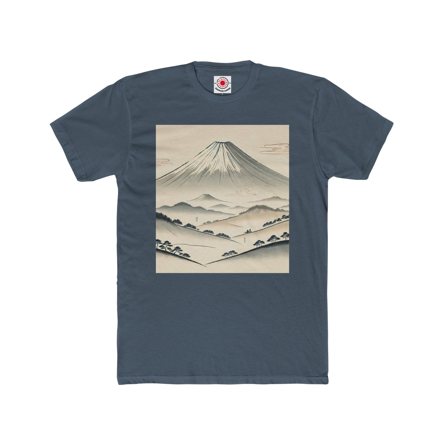 MountFuji Unisex Cotton Crew Tee
