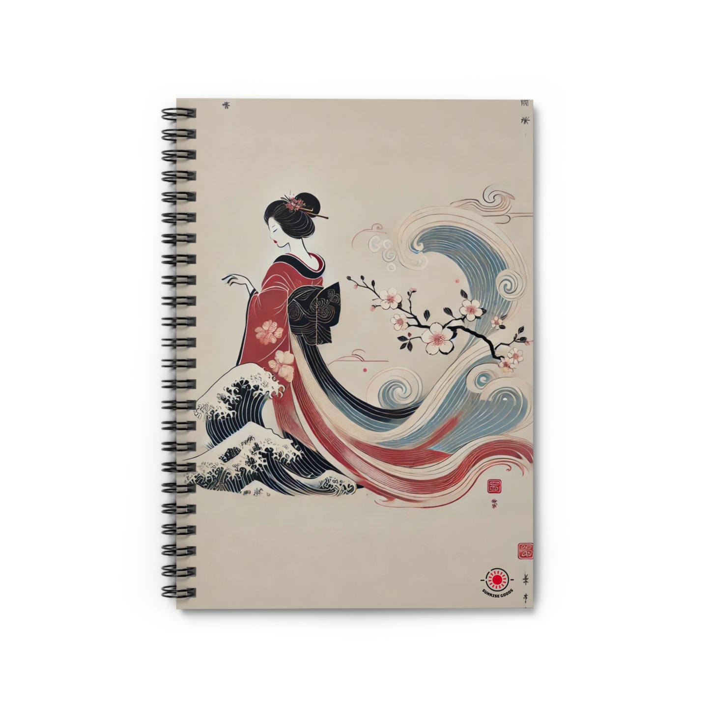 Geisha Spiral Notebook - Ruled Line