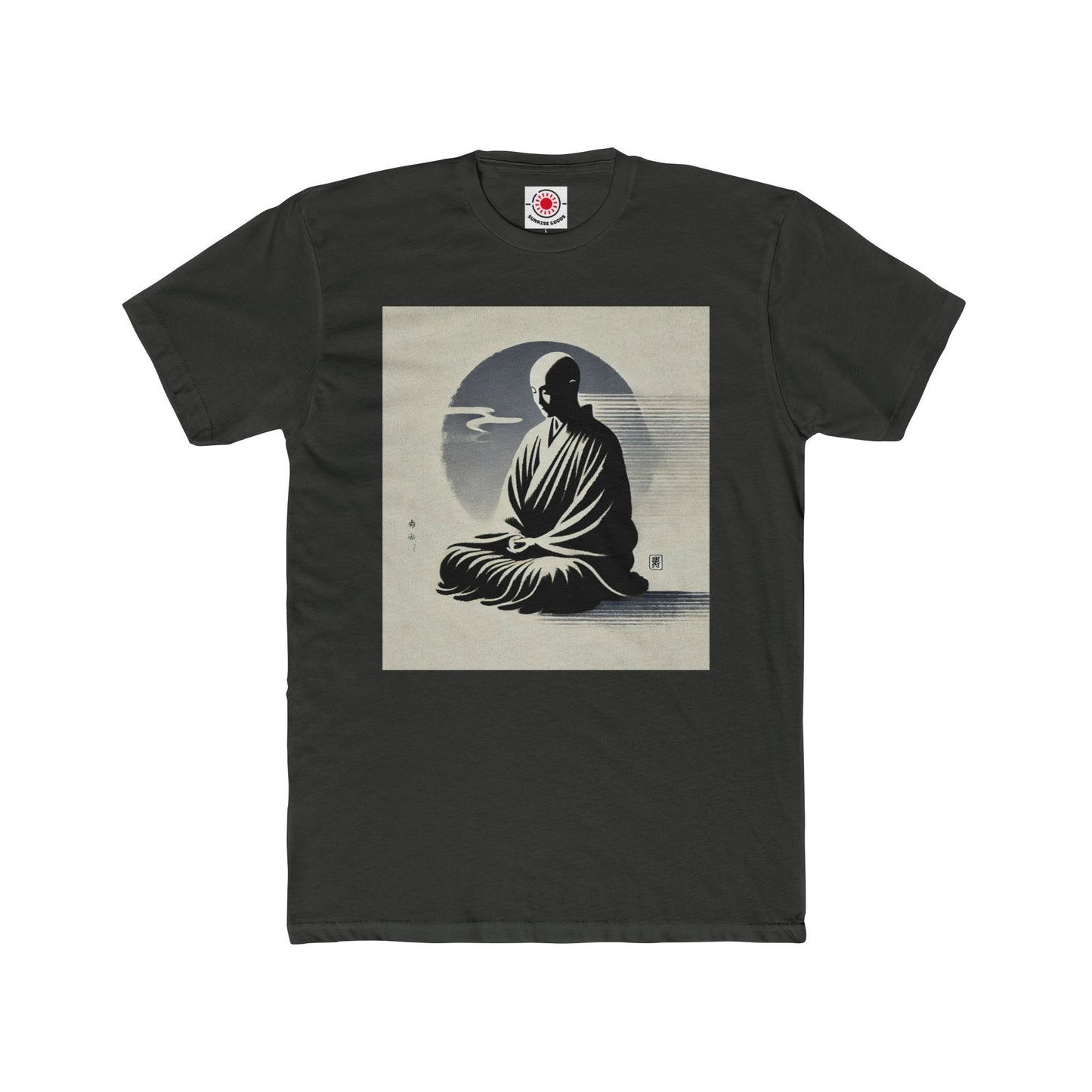 Buddhist Monk Unisex Cotton Crew Tee