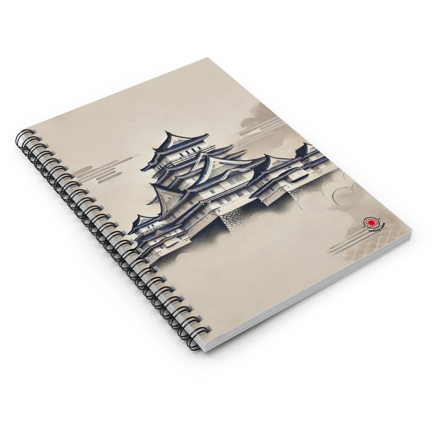 Castle Spiral Notebook - Ruled Line