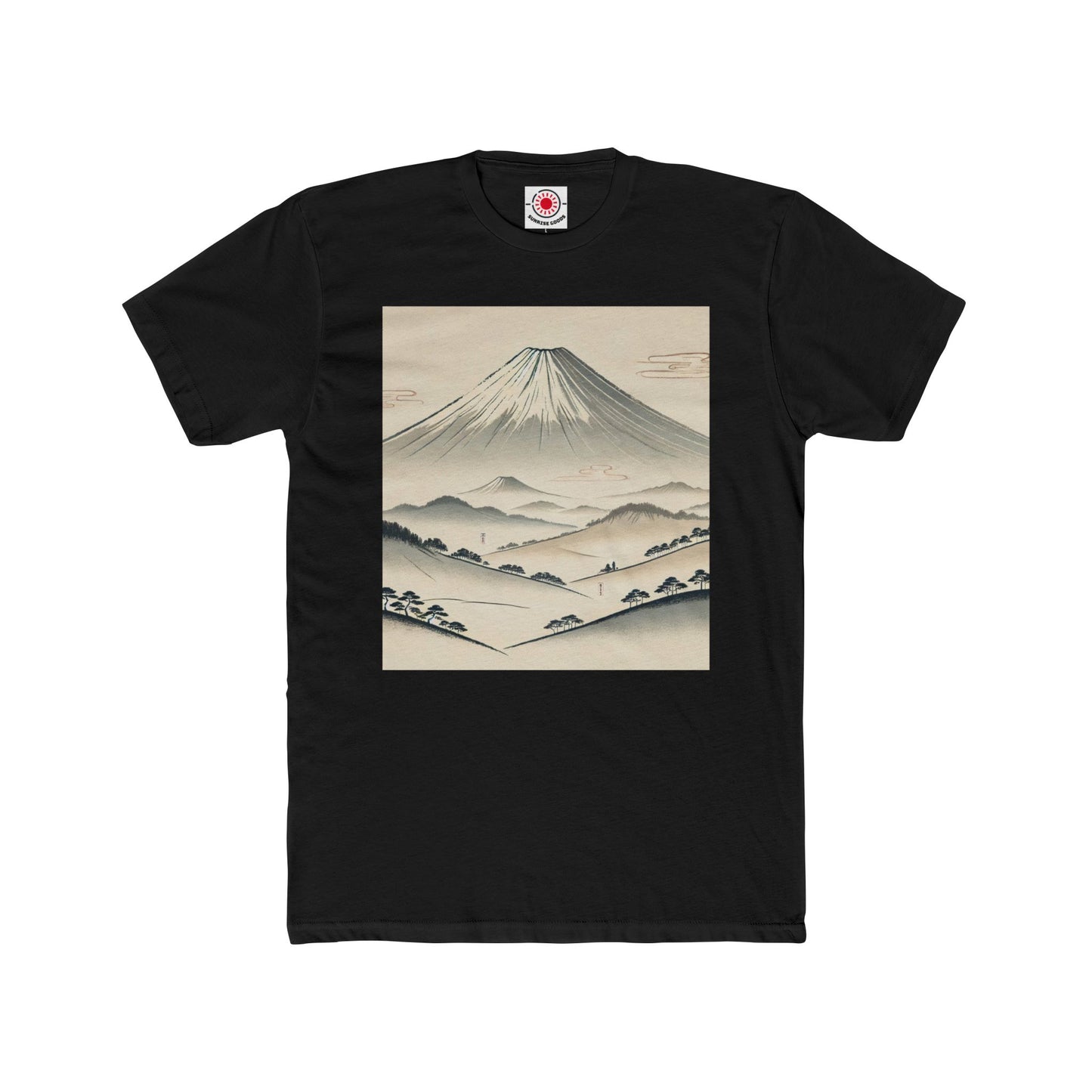 MountFuji Unisex Cotton Crew Tee