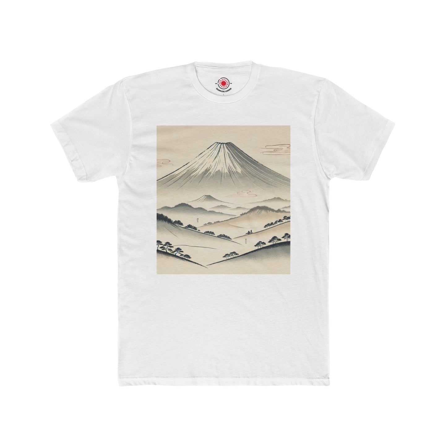 MountFuji Unisex Cotton Crew Tee