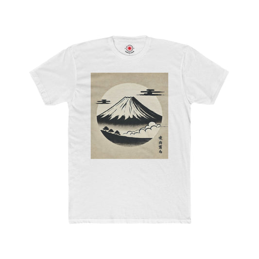 Mount Fuji side Unisex Cotton Crew Tee