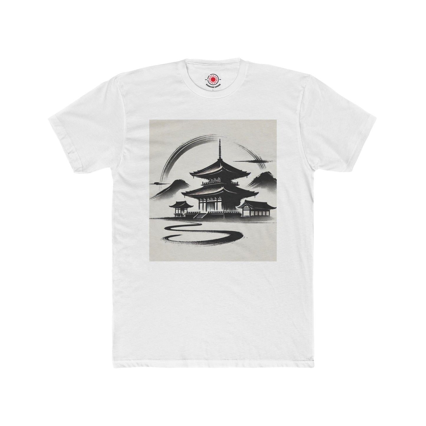 Pagoda Unisex Cotton Crew Tee