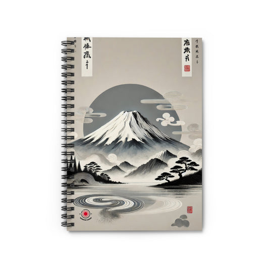 Mount Fuji Spiral Notebook - Ruled Line