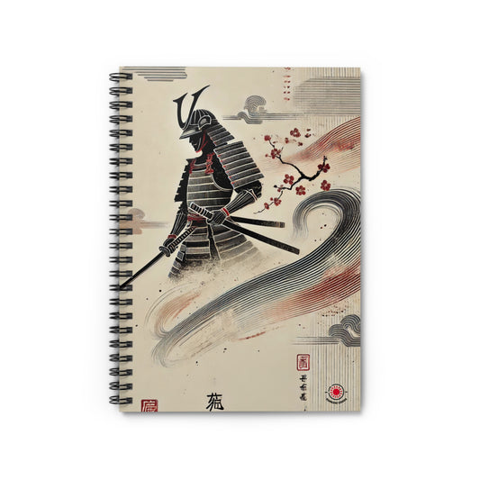 Samurai Spiral Notebook - Ruled Line