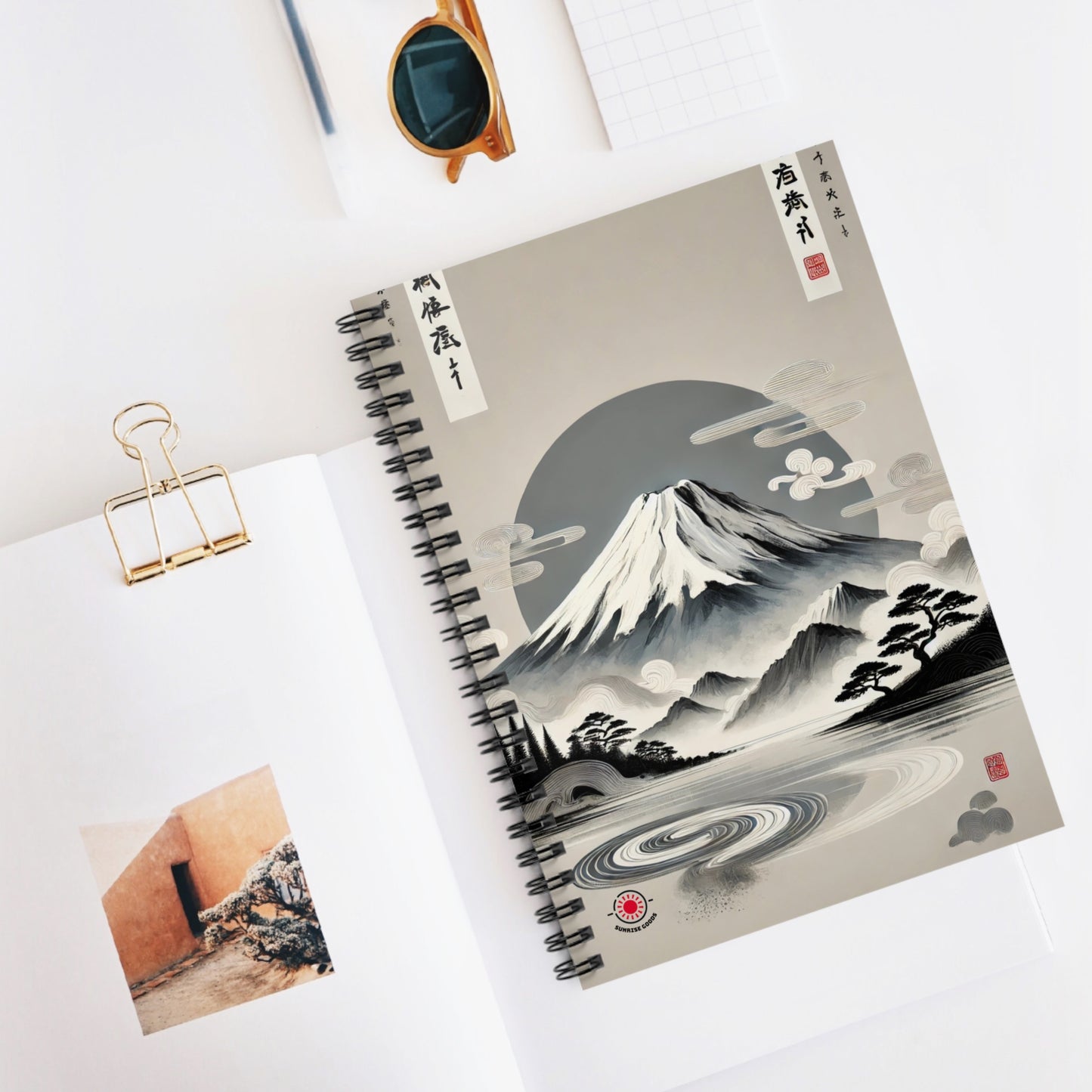 Mount Fuji Spiral Notebook - Ruled Line