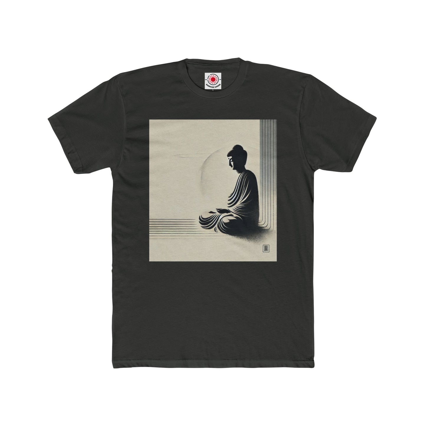Buddha side Unisex Cotton Crew Tee