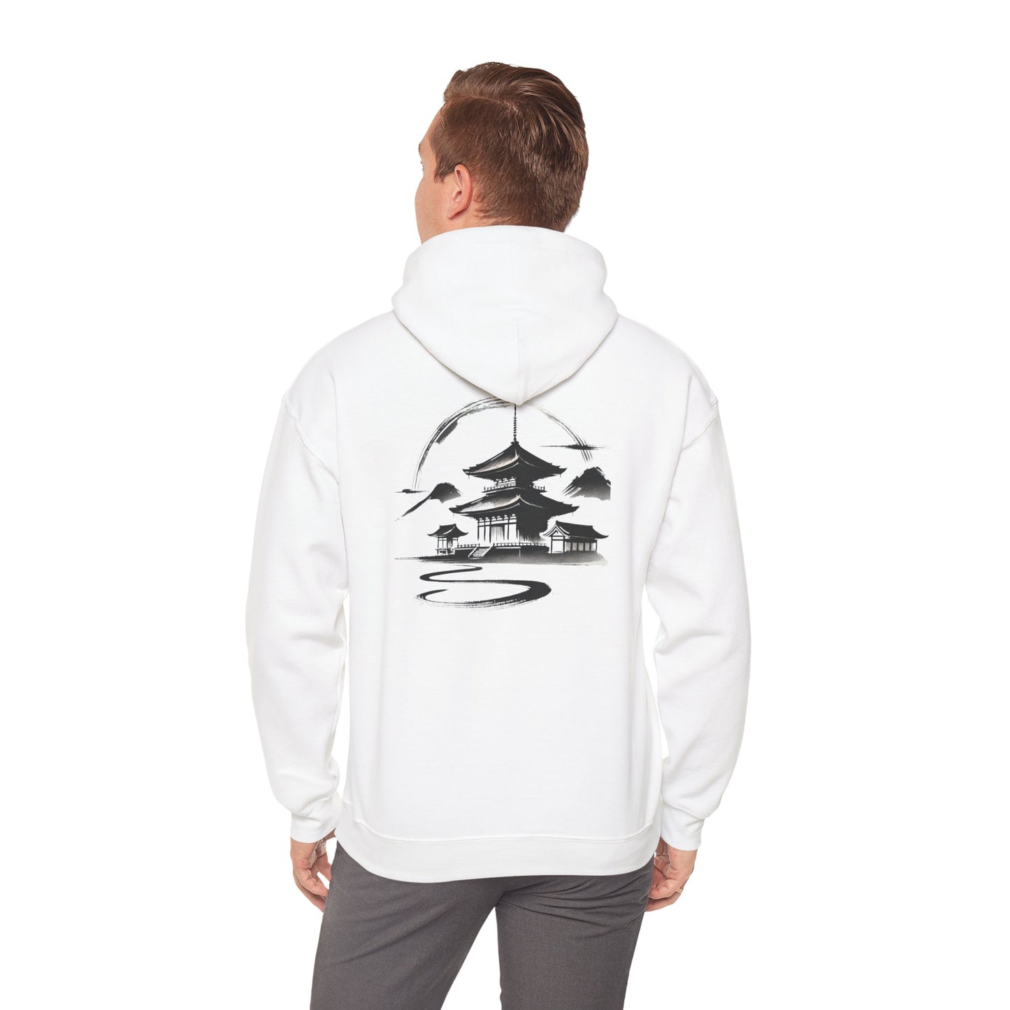 Pagoda back Unisex Heavy Blend™ Hooded Sweatshirt