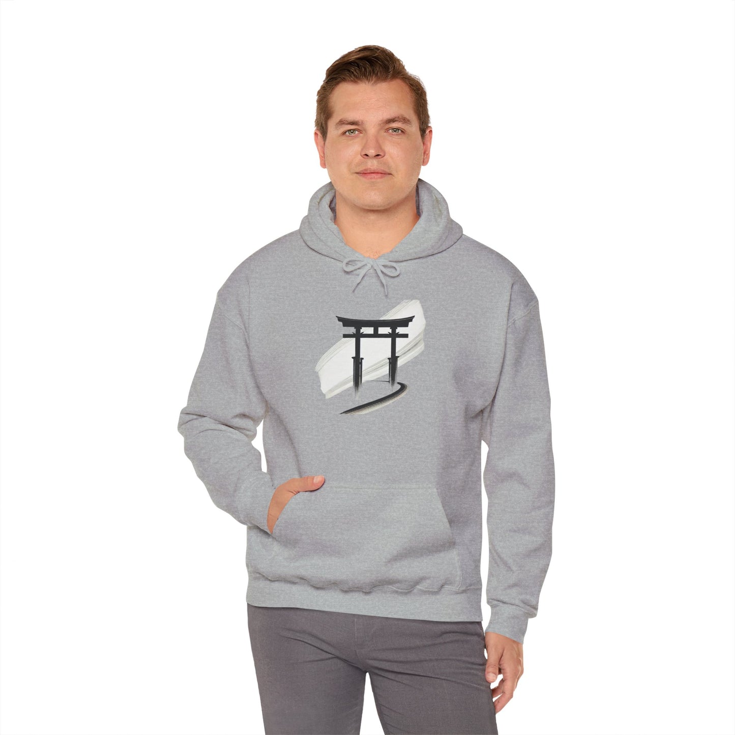 Torii front Unisex Heavy Blend™ Hooded Sweatshirt