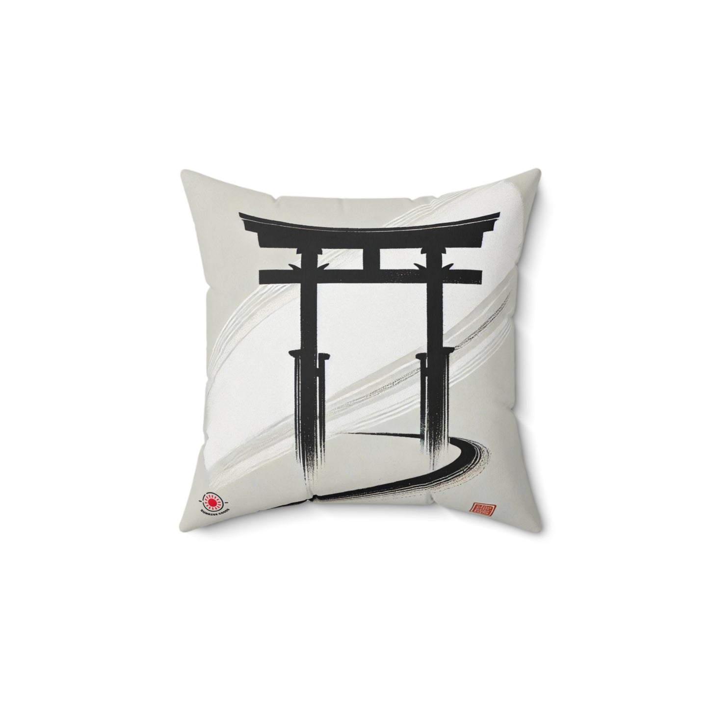 Torii Spun Polyester Square Pillow