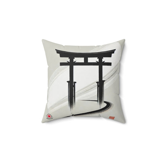 Torii Spun Polyester Square Pillow