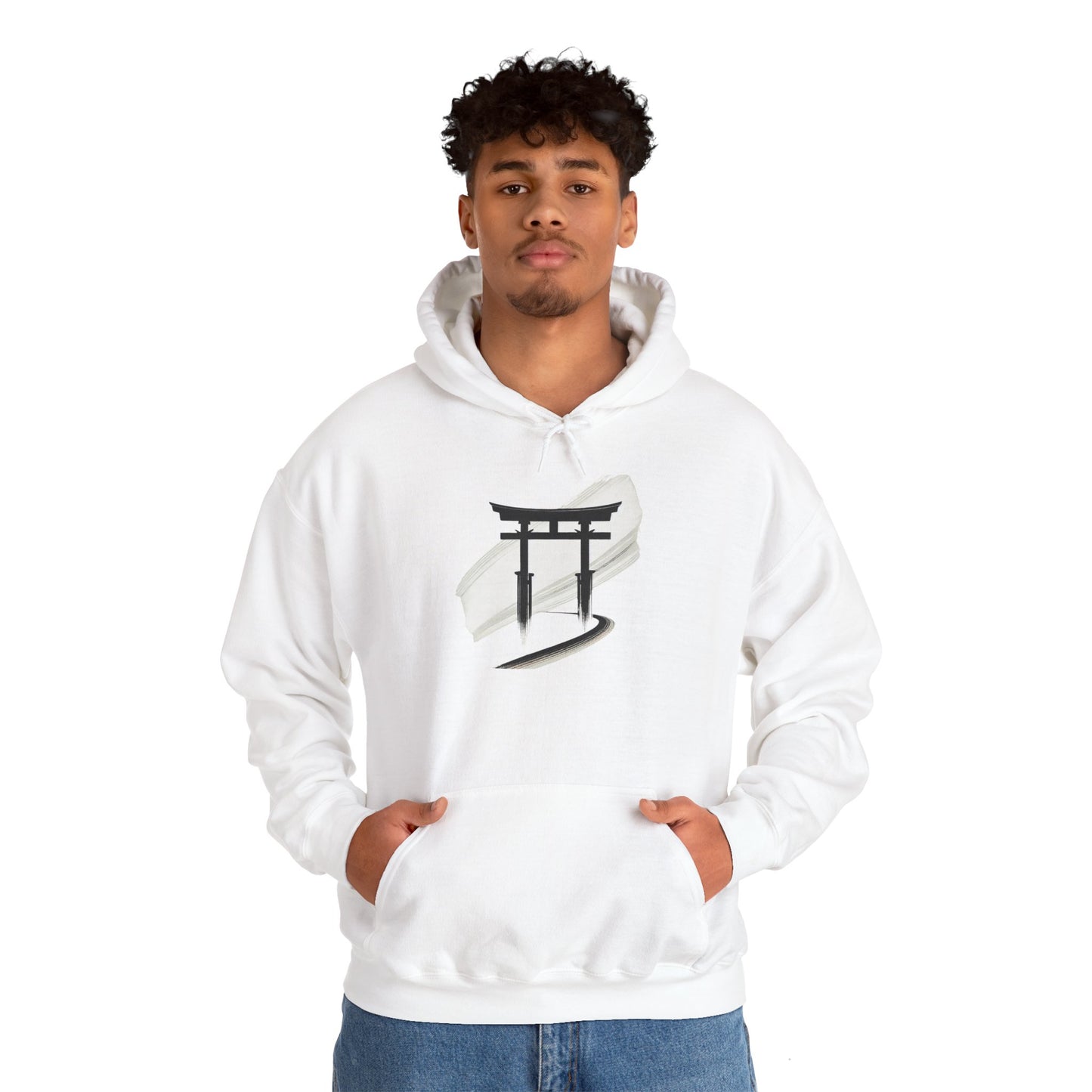 Torii front Unisex Heavy Blend™ Hooded Sweatshirt